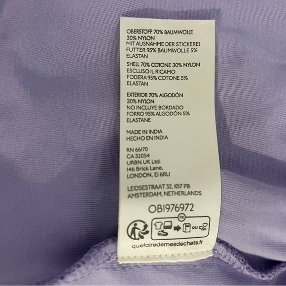 NEW FREE PEOPLE BLOOMER SHORTS PURPLE - Picture 11 of 13